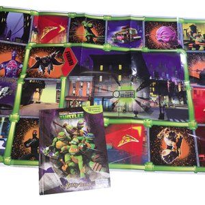 Kid's My Busy Books Teenage Mutant Ninja Turtles Story Book Play Mat w/Figures